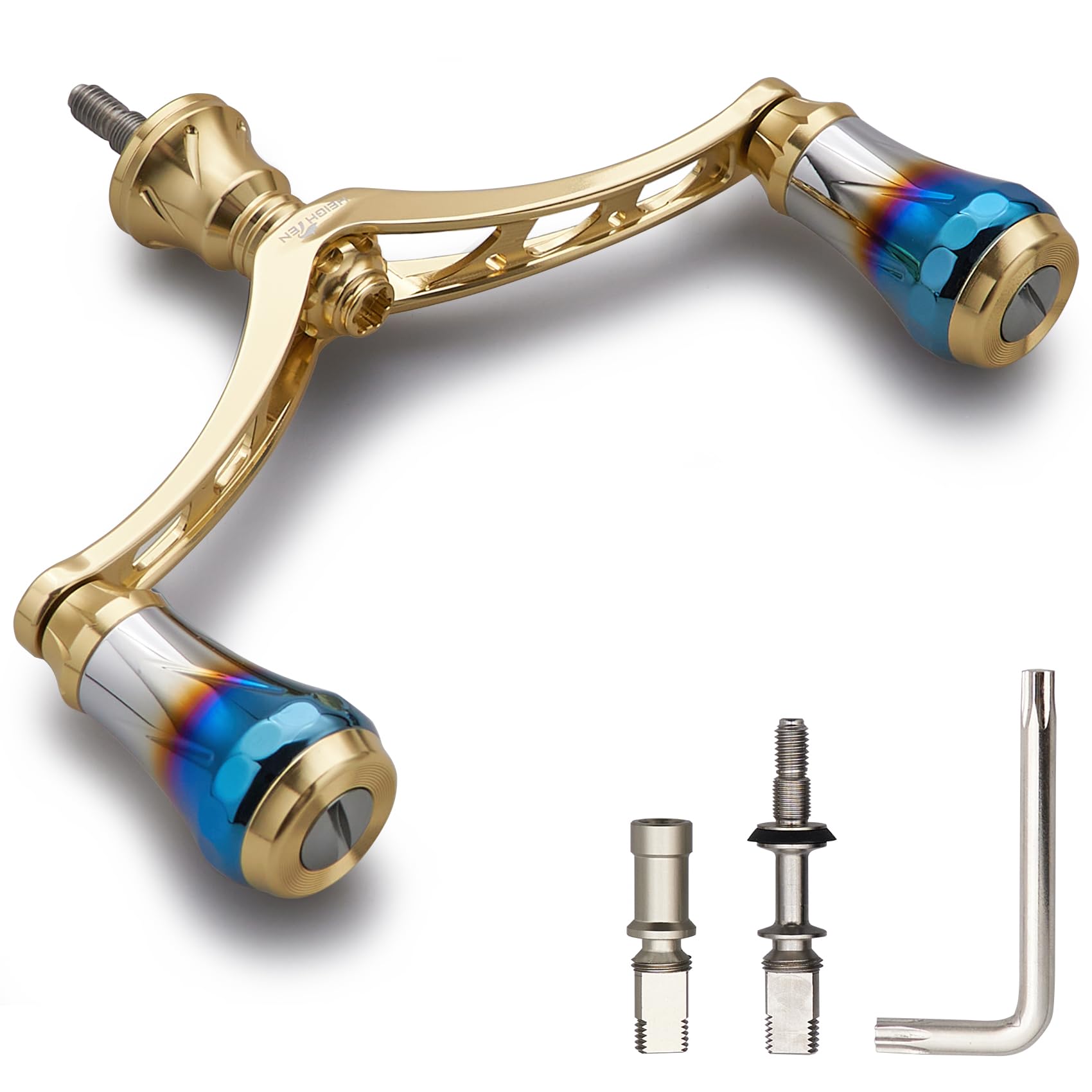 

HEIGHTEN Катушка Авиационная Совместимая с Shimano и Daiwa Спиннинговая Дуга Aurora V3.0 80/98 мм Рукоятка, Алюминий, Катушки, (Золото, 98 мм) (487)