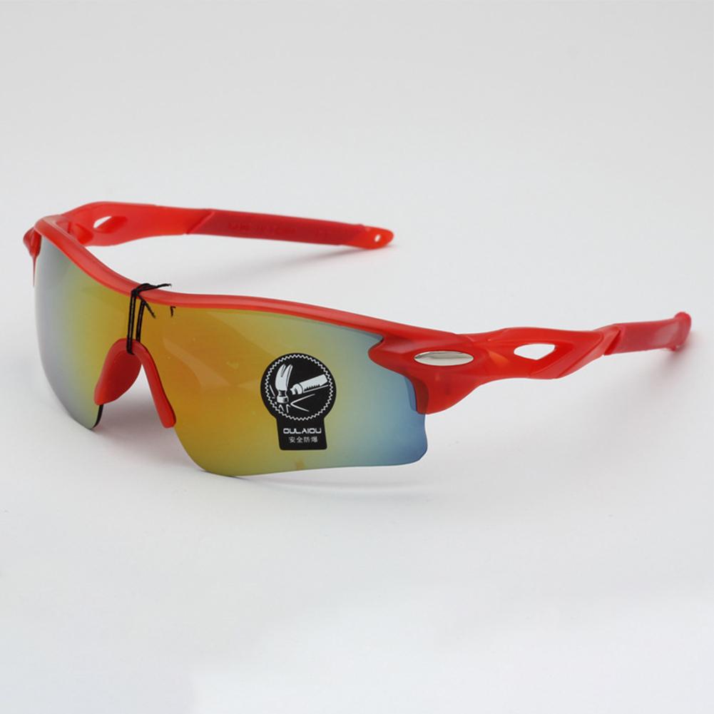 Outdoor Biking Sunglasses Colorful Film Reflective Explosion-proof Glasses