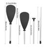 Carbon Fiber 3 Sections Adjustable Paddle Standup Paddles for Surfboard Kayak Inflatable Boat
