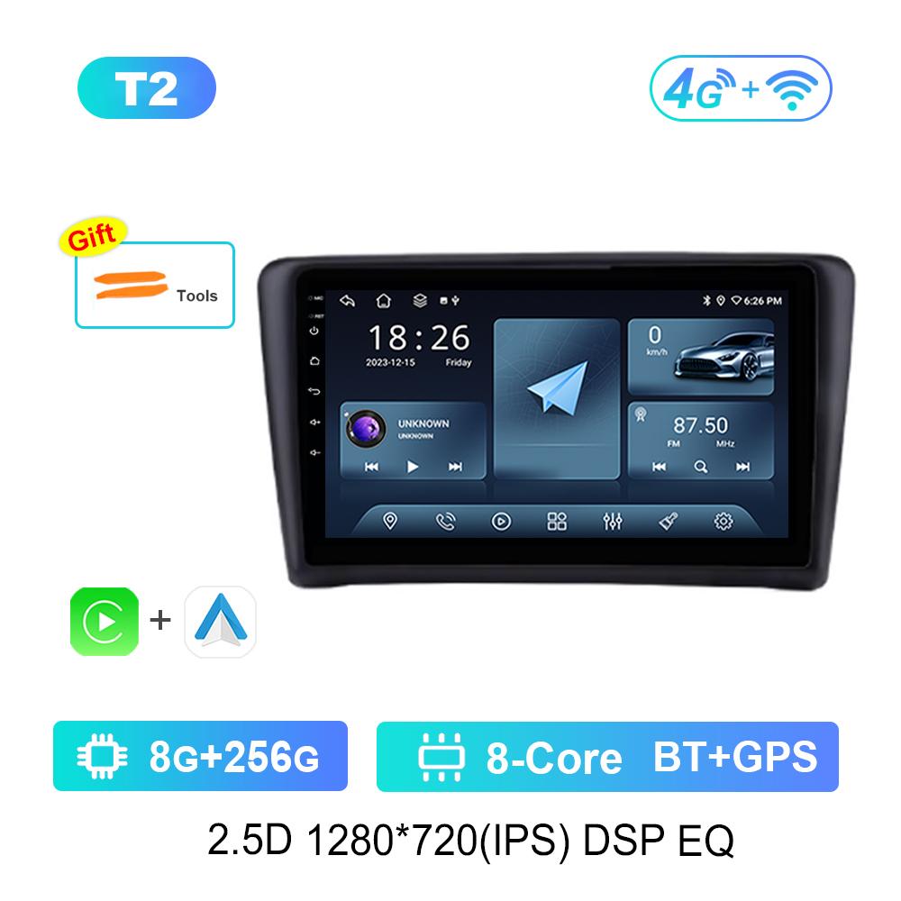 GPS Navigation Android OS 9 Inch for Skoda Rapid 2012 - 2020 4G Car Radio Multimedia Player WiFi Bluetooth DSP Stereo IPS Screen