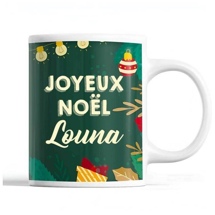 Mug - Louna - Noël - Céramique - Imprimé - 325 ml - Vert