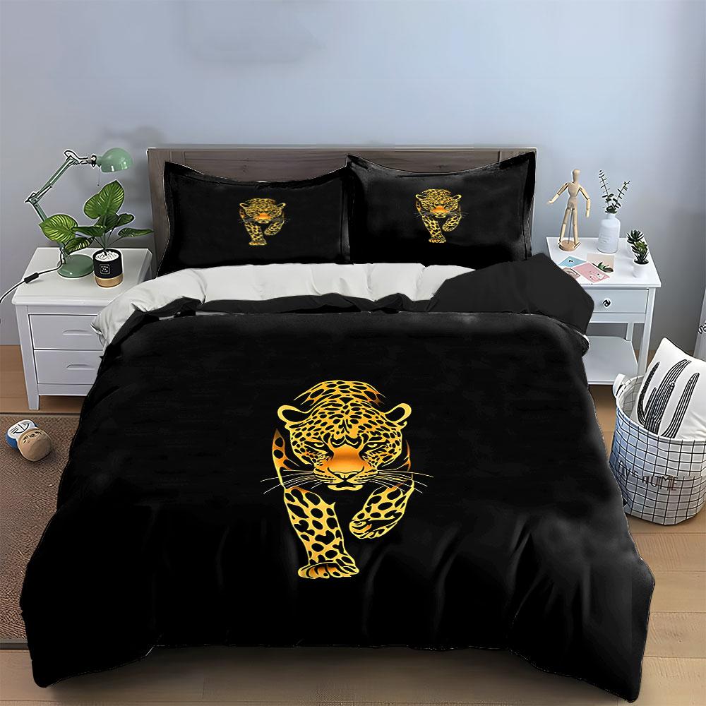 "Fierce Elegance Unleashed." Bedding Sets Duvet Covers Pillowcases(1* Duvet Cover 2* Pillowcases Without Duvet Insert)