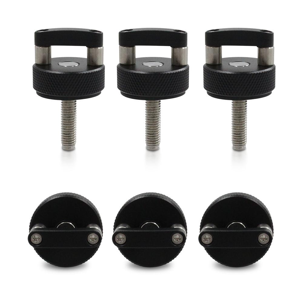 Black Hard Top Quick Release Bolts Fit for Jeep Wrangler JK 2007-2018 JL 2018-2022 & Gladiator JT