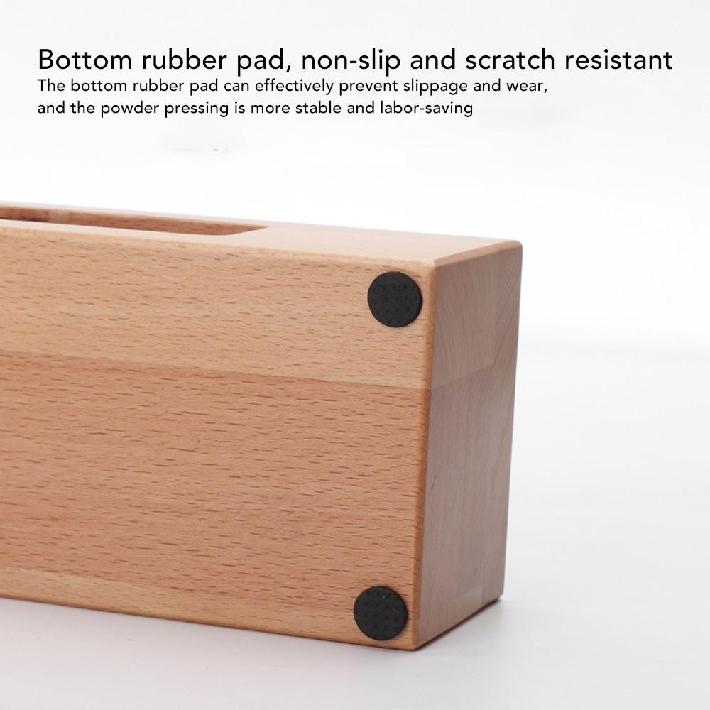 5 Hole Coffee Tamping Station Non-Slip Design Espresso Tamping Station Tamper Mat Stand For Cafes S