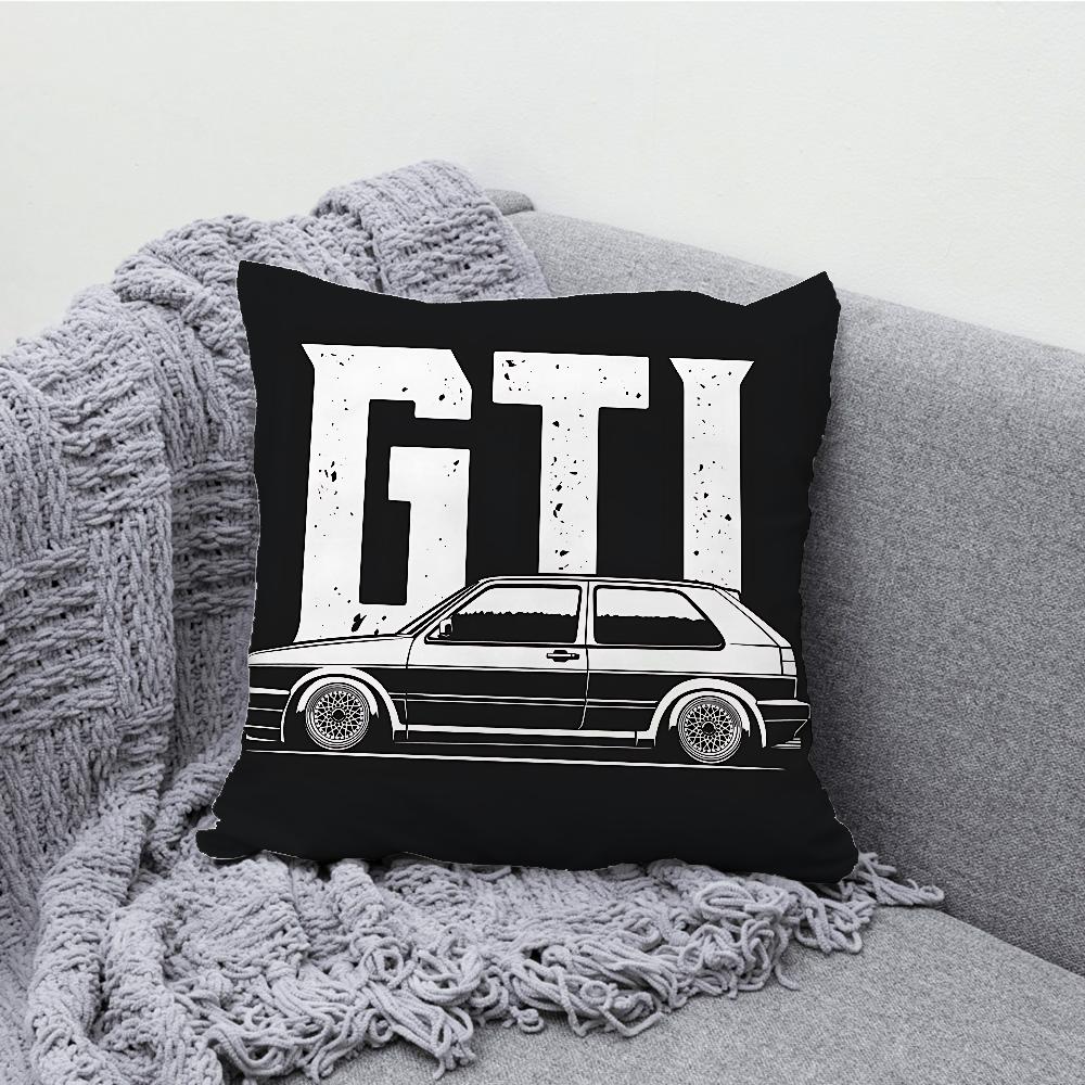 G-Golf G-GTI Car Pillow Case Soft Cushion Cases for Farmhouse Sofa Decor Home Decorations and Protector Pillow Case