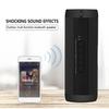 T2 Tragbarer Wasserdichter Drahtloser Bluetooth-kompatibler Subwoofer Taschenlampe Soundbar Lautsprecher