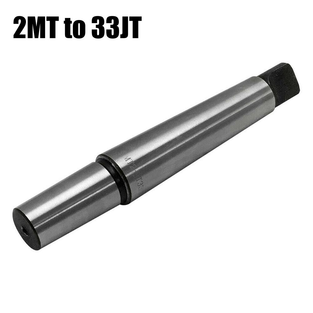 2MT to 33JT Drill Chuck Mandrel MT2 JT33 for Morse Taper Shank Spindle Bore CNC Metalworking Industrial Workholding Tool