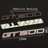 AGET4 3D Metal Car Sticker GT Rear Trunk Fender Logo Badge Emblem Decals For Ford Mustang Shelby GT GT350 GT500 Parts Accessories