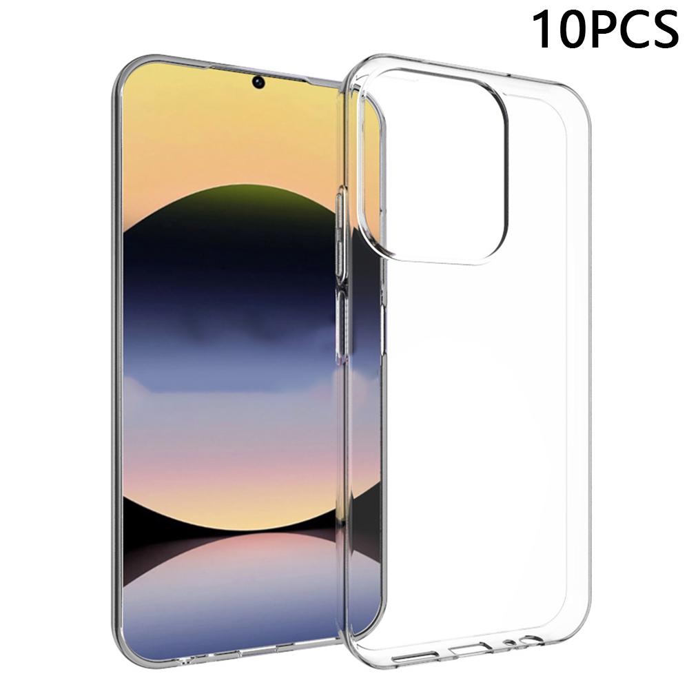 

10Pcs/Pack For Xiaomi Poco C85 4G/Redmi 15C 4G (171mm) Case Watermark Free TPU Protective Clear Phone Cover A