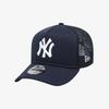 Neue ErA New York YAnkees Schwamm Serie A frAme Trucker Kappe Marine 15206364