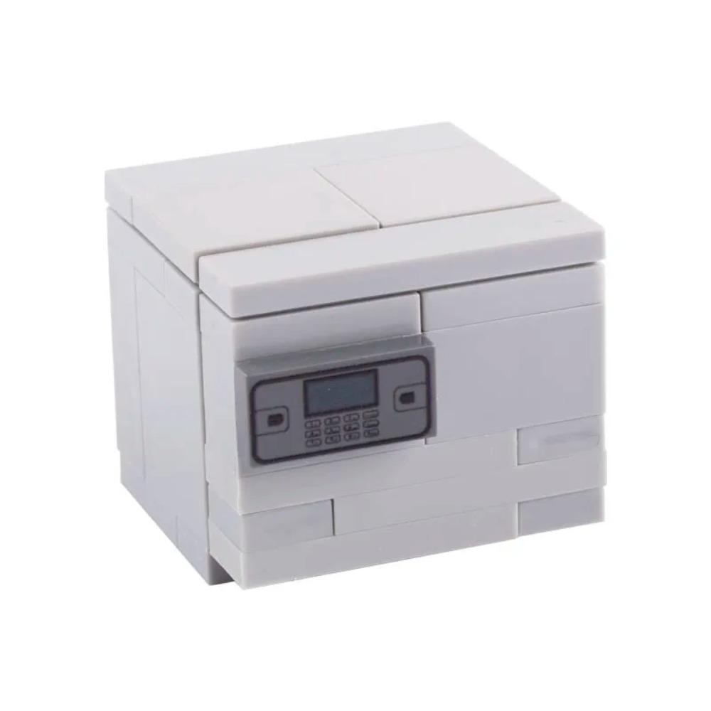 

MOC Банкоматы Драгоценная Золотая Яйцевидная Руда Бриллиант Строительные Блоки Драгоценная Ячейка Безопасности Деревянная Бочка Банковская Карта Кирпичики Игрушки бездна