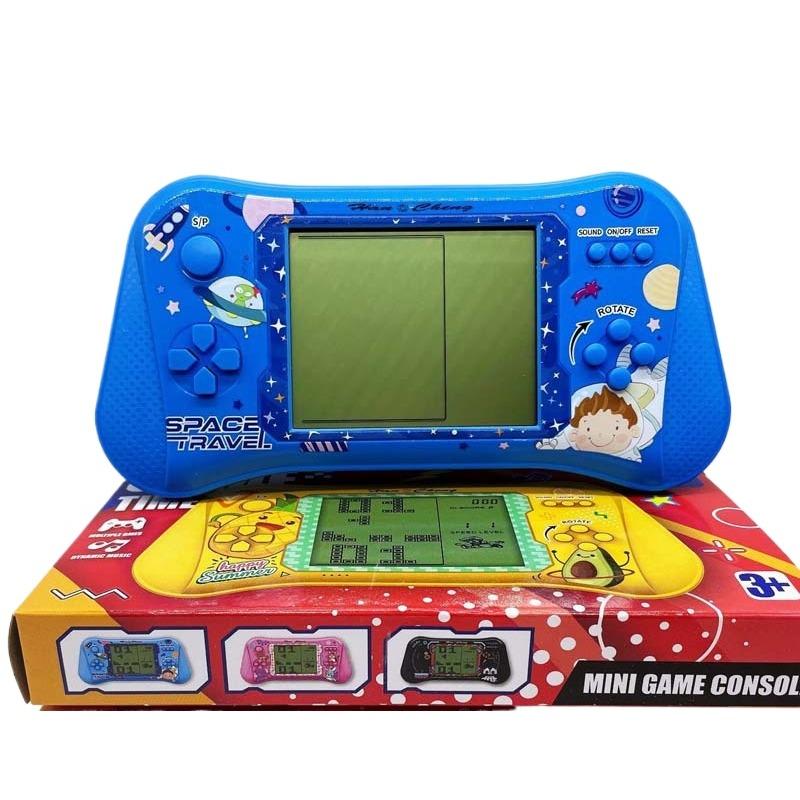 

5,5-дюймовая портативная игровая консоль с игрой «Тетрис», большим экраном, интеллектуальным игровым автоматом-головоломкой 21.5*10.5*2.5cm синий