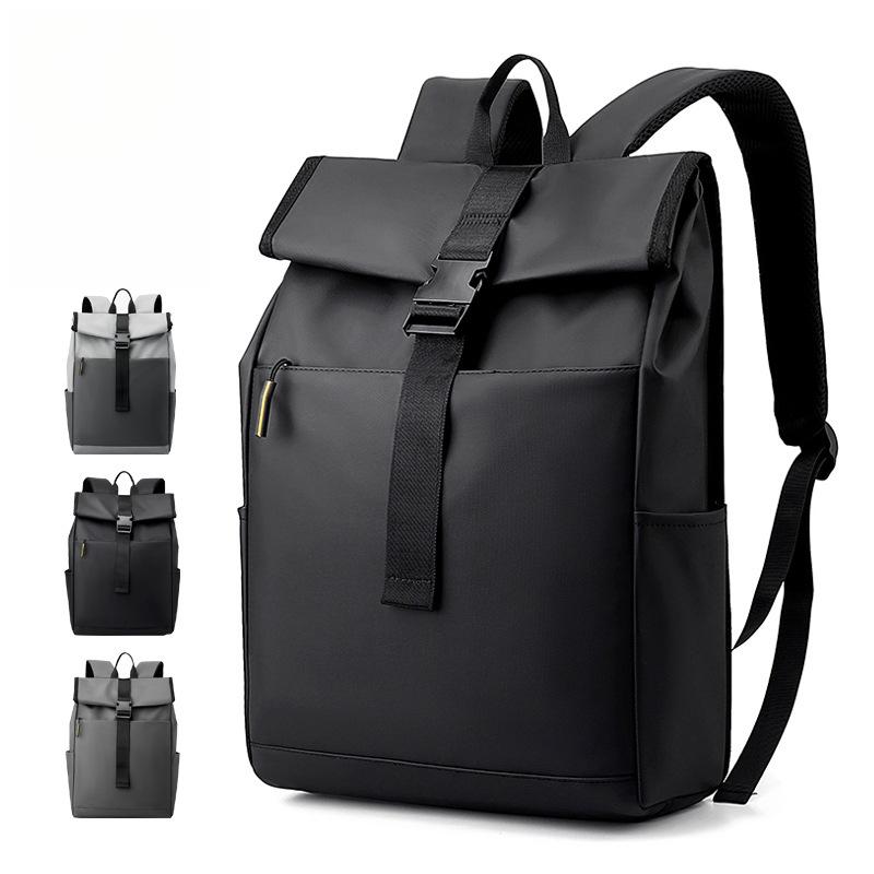 

Модный мужской рюкзак Высококлассный повседневный дорожный женский рюкзак Легкий водонепроницаемый сумка для ноутбука Сумка для поездок на работу Школьная сумка чёрный