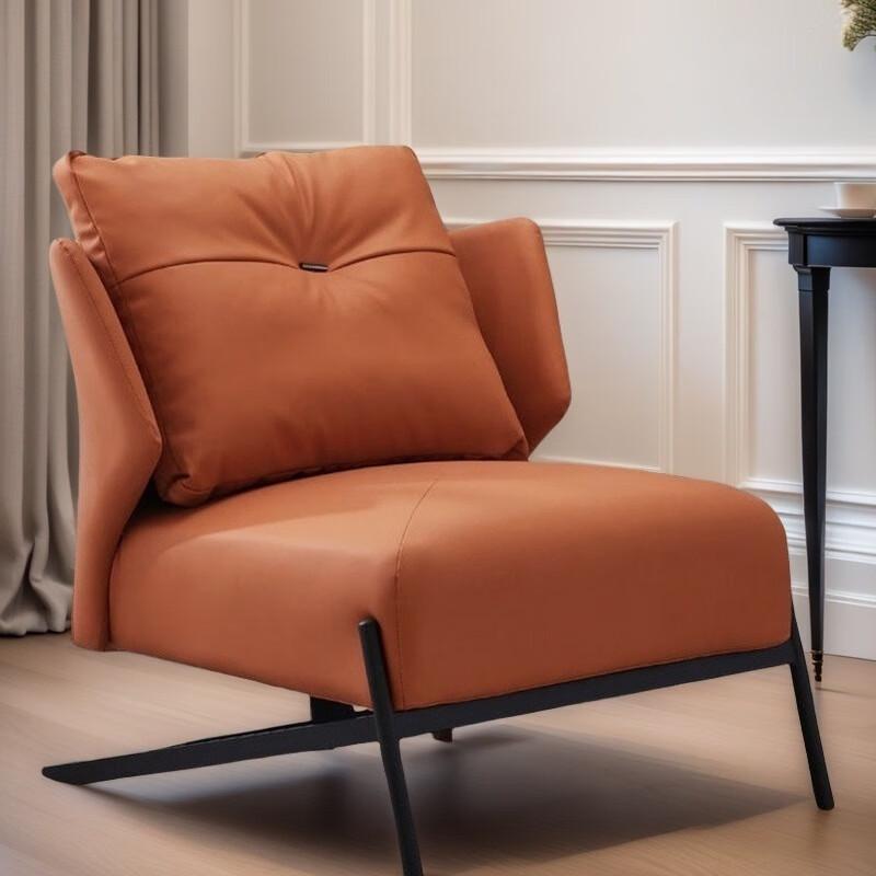 Longjian Italian Light Luxury Single Sofa Chair