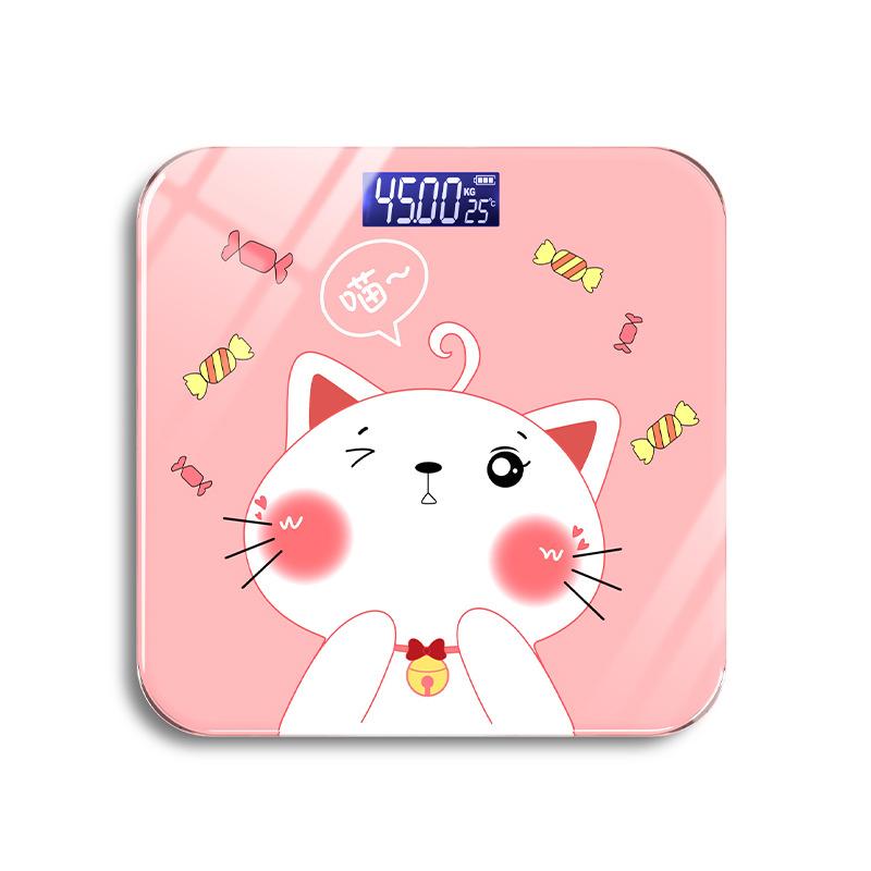 USB Charging Electronic Scale Intelligent Weighing Scale Household Small Electronic Weighing Precision Body Scale Weight Rechargeable