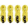 Guy Ropes 3mm Paracord Reflective Cord Guyline Nylon Rope with Tensioners for Outdoor Camping Hiking Awning Tent