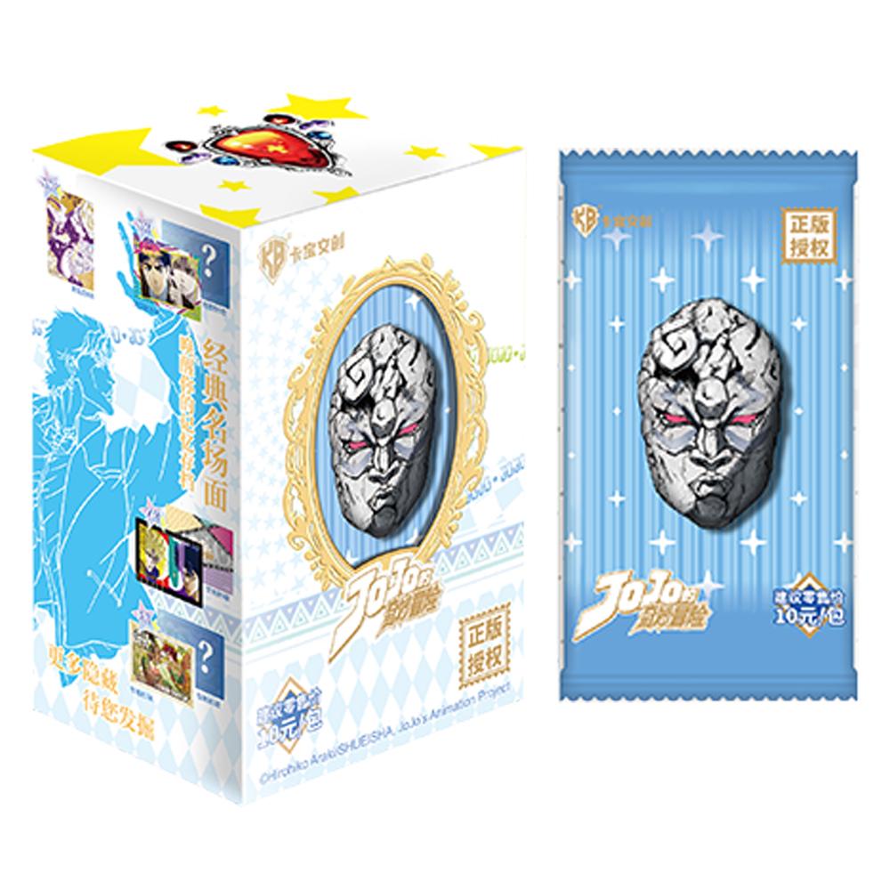 JOJO's Bizarre Adventure Cards Golden Wind Cards Diamond Flash Gold Hot Anime Collection Toys Gifts