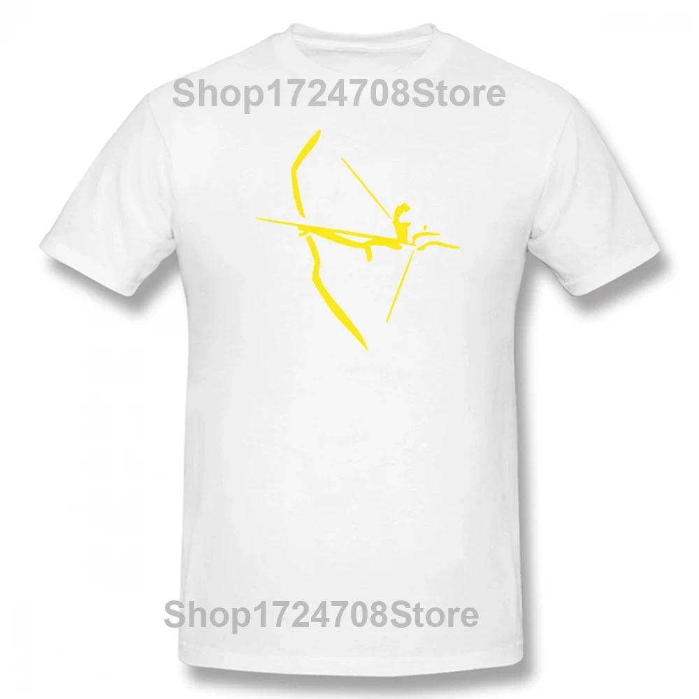 Funny Archery Sport Protect Arrow Bow Hunting Weapon T Shirts Graphic Cotton Streetwear Short Sleeve Father Day's T-shirt Men