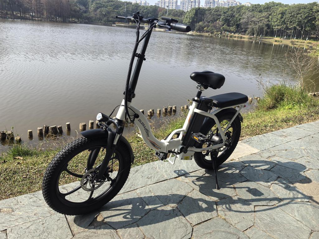ZAZAWORK 20-inch Folding Electric Bike 250W 47Nm Motor 48V 16Ah Battery 25km/h Speed 100km Range 7 Speeds Spring Suspension Disc Brakes