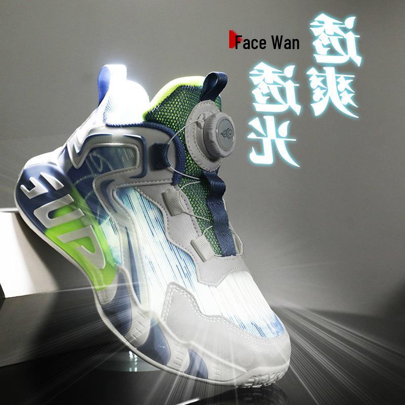 Boys' Autumn Mesh Breathable Sports Shoes - Kids' Running & Basketball Shoes with Soft Soles