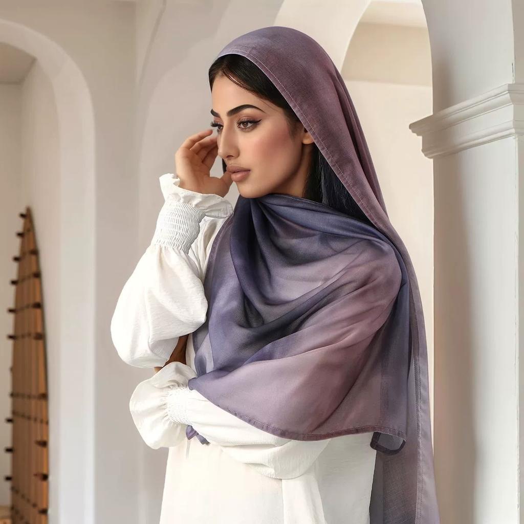 New Printing Rayon Hijab Scarf For Woman Muslim Hijabs Malaysia Long Wraps Shawl Islam Turban Headscarf Ramadan