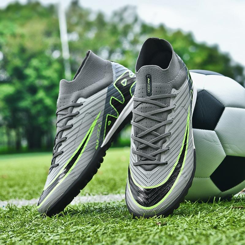 Chaussures de football pour jeunes étudiants crampons herbe hommes et femmes ongles cassés zone d'entraînement chaussures de football