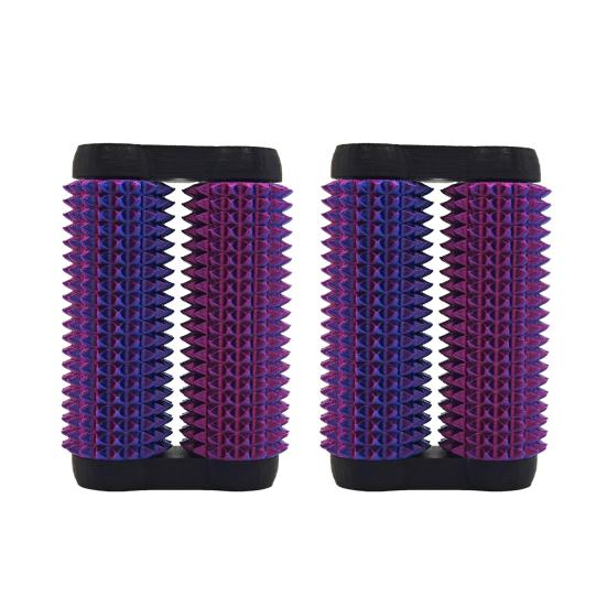 2Pcs 3D Printed Spiky Roller Fidget Toy Anxiety Stress Relief Kids Teens Adults Handheld Bumpy Rolling Massage Stick Portable