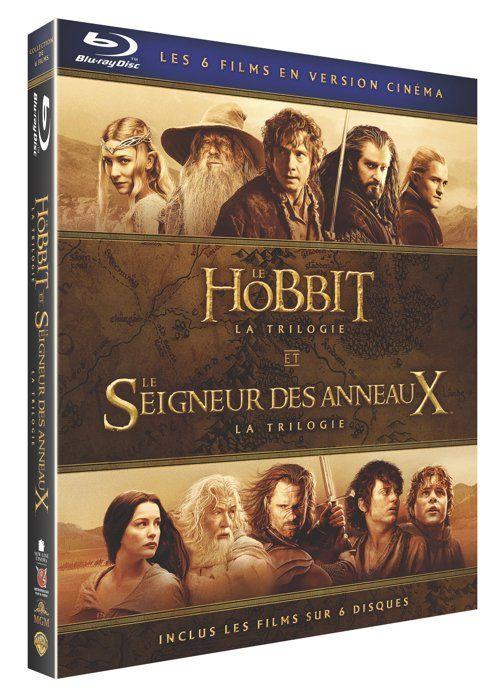 Blu-ray film coffret la terre du milieu 6 films blu-ray