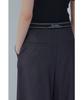 Bobeu Back Lettering One-Pleat Wide Pants_Charcoal 7156230003