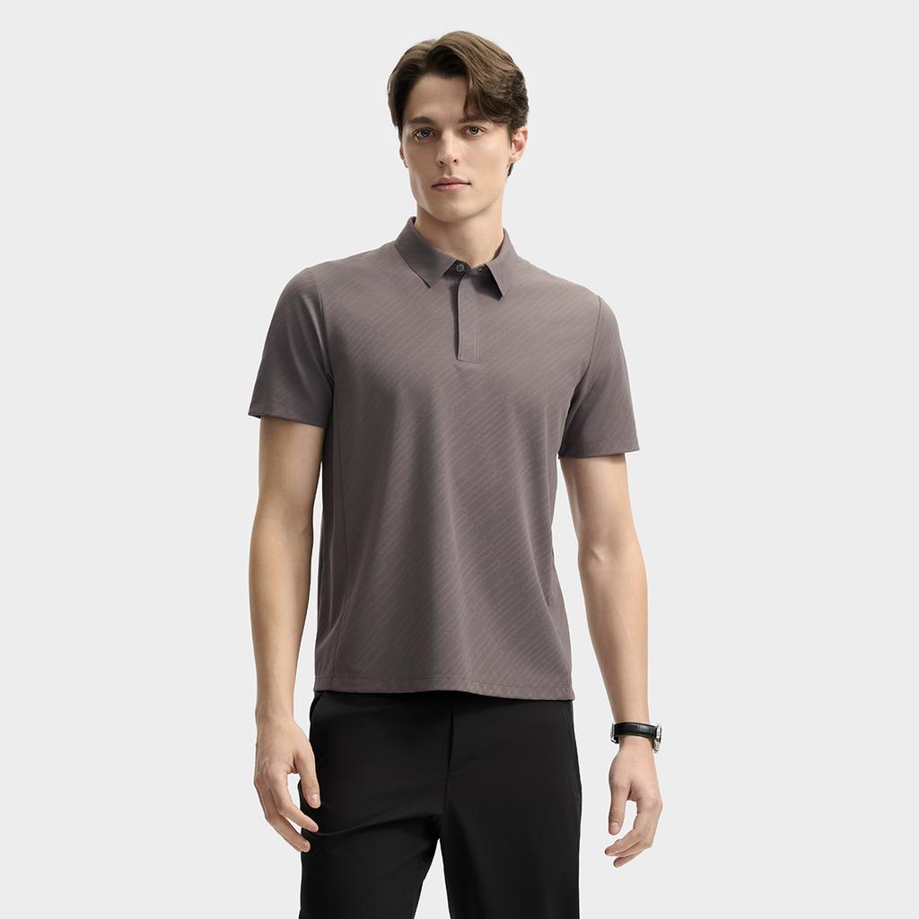 New FILA Polo Shirt Men's Dark Fuchsia F11M522116F-DP