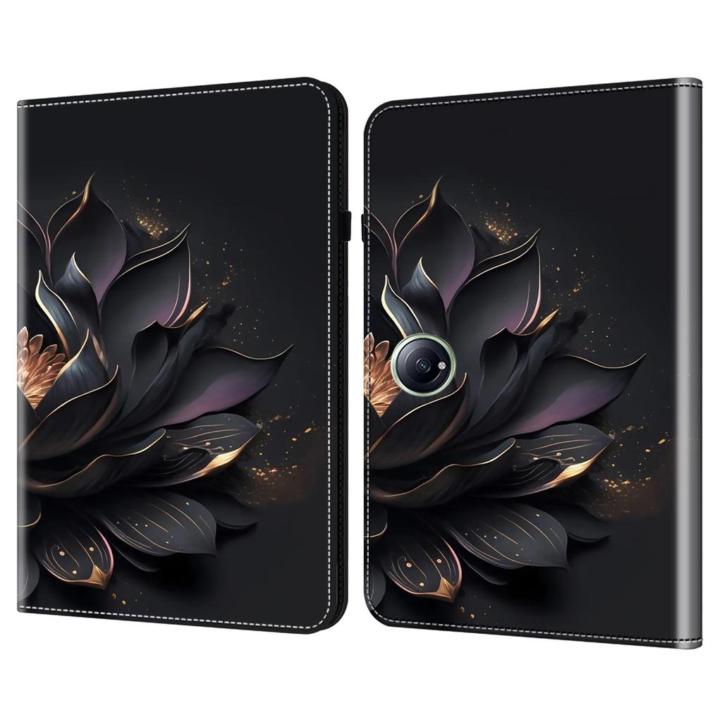 For OnePlus Pad 2/Pad Pro Case Pattern Printed Leather Tablet Cover with Card Slot