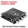 2*220W + 350W TPA3251 Bluetooth Power Verstärker Bord 2,1 Kanal Klasse D USB Soundkarte Subwoofer Theater Audio Stereo Verstärker