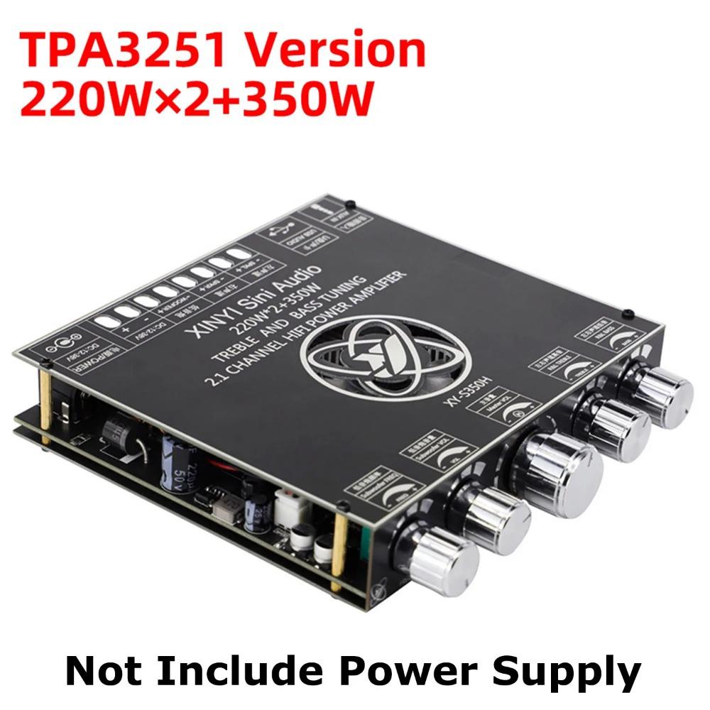 2*220W + 350W TPA3251 Bluetooth Power Verstärker Bord 2,1 Kanal Klasse D USB Soundkarte Subwoofer Theater Audio Stereo Verstärker