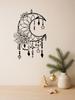 Gothic Celestial Moon Wall Art, Laser-Cut Iron Decor for Boho Home & Gifts