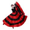 Spanish Bull Dance Skirt Belly Dance Skirt Big Swing Flamenco Skirt Spanish Folk Costume for Mexico Ballet Folklorico