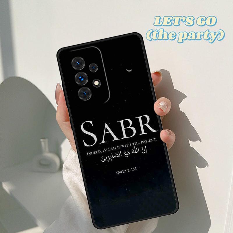 Sabr Patience phone case For Samsung Galaxy A42 A31 A40 A51 A71 A32 A80 A91 A52 A72 A73 A20e A21S A50 A70 A11 A12 Cover