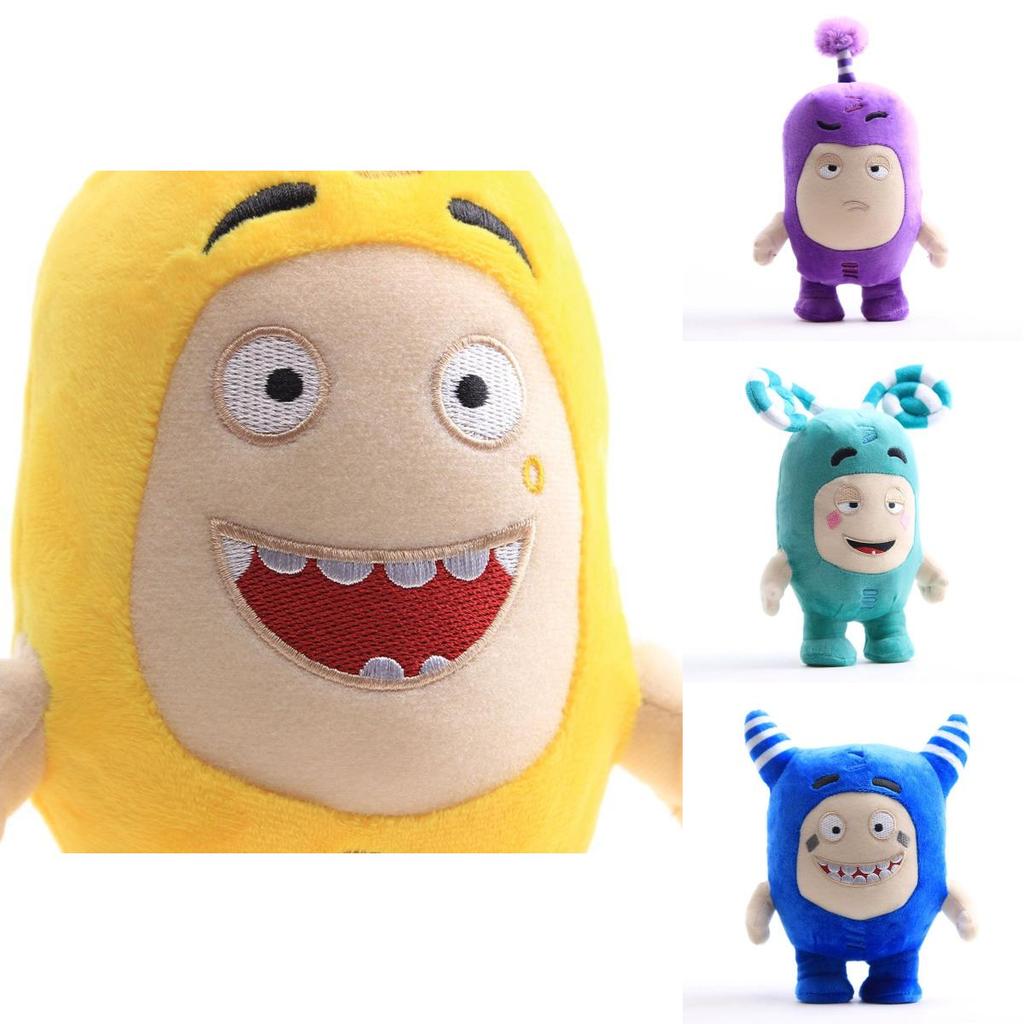 Entzückende Oddbods 23cm Plüsch Weiches Kuscheltier Newt Bubbles Pogo Zee Jeff Fuse Slick Puppe