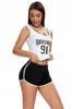 Damen Sportshorts Bequeme Shorts Schwarz S