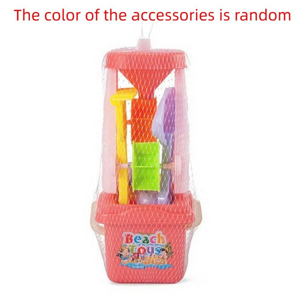 Pink Beach Toys Safety Sand Shovel Fun Beach Playing Kit  Kids