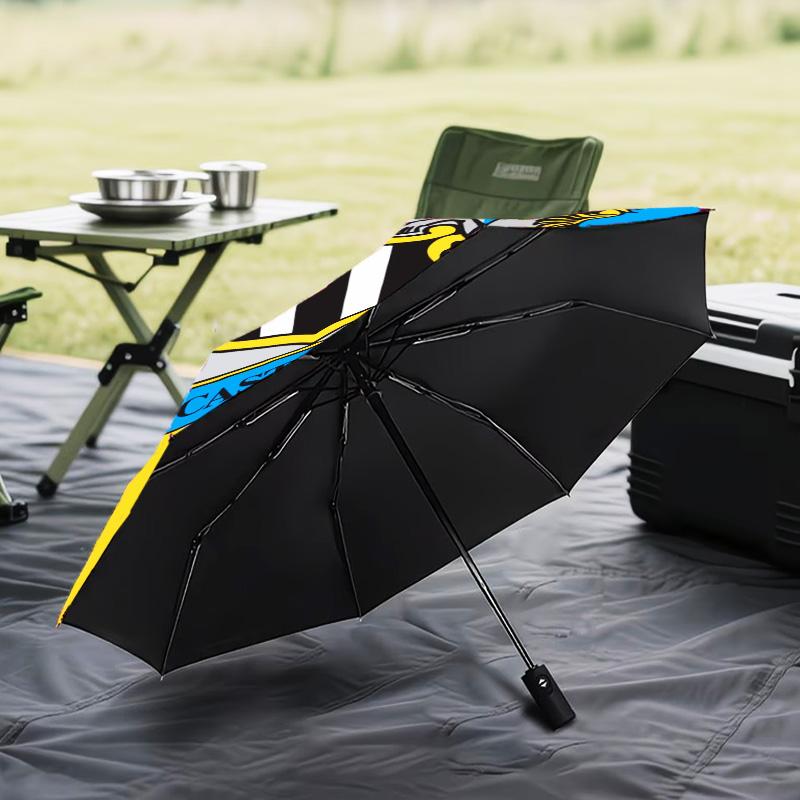 1PC United Crest Printed Umbrella Folding umbrella, automatic umbrella 8-Frame for Travel, camping Fan gifts Christmas Gifts