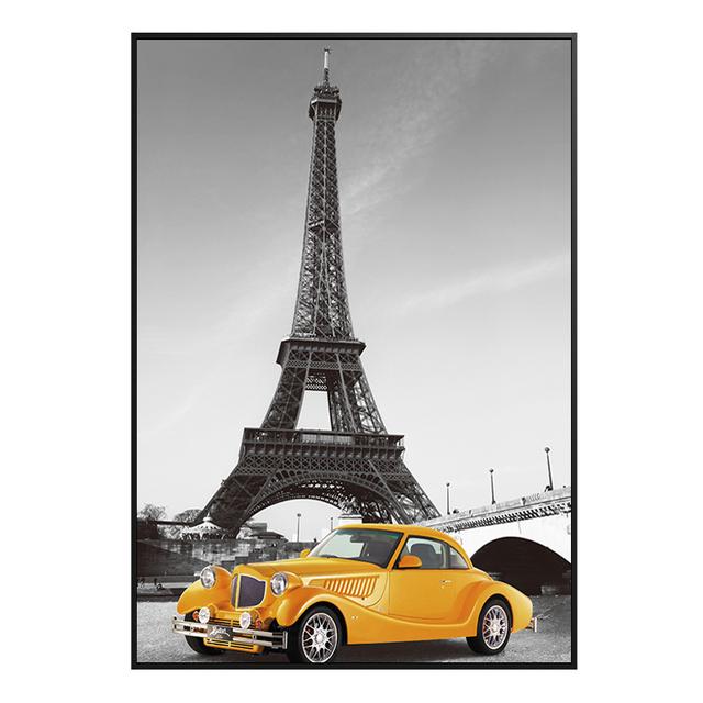 Modern Building Landscape Wall Art Pictures Canvas Painting Paris Eiffel Tower Poster For Living Room Wall Decorative Home Decor