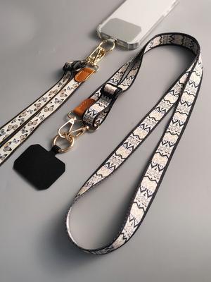 Einfacher Ins-Stil Crossbody Handytasche Lanyard Riemen Universelle Dichtung Handy Lanyards für Alle Handyhüllen Zubehör Anhänger