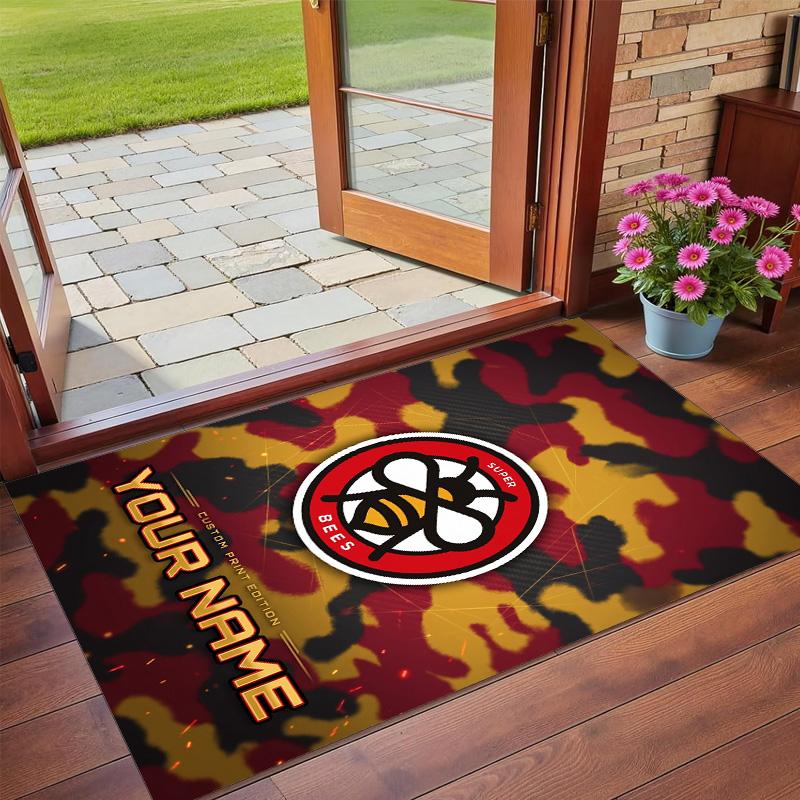 Crystal Velvet Rug Custom Name Text, Soft Non Slip Floor Mat Home DecorBrentford Football