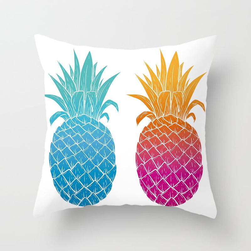 Ins Internet Celebrity Nordic Cactus Plant Peach Skin Car Sofa Pillow Cover Cushion Cover Home