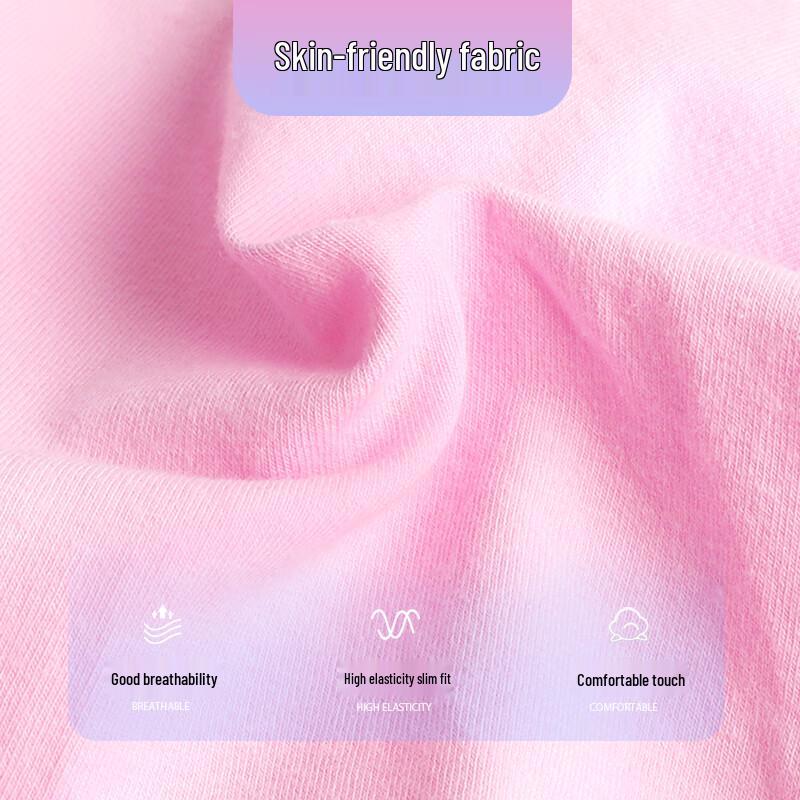 Ai Wu Ge Girls' Pink Long Sleeve Dance Practice Dress