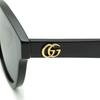 Gucci Asian GG0960SA Grey Women's Sunglasses, Fit, 002, Black,