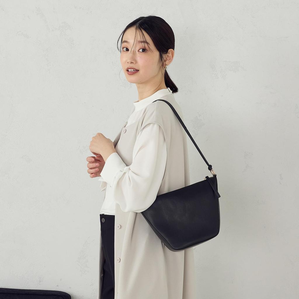 Comme Ca Ism Mono Comme Ca Ein-Schulter-Tasche 95-20BK14-205 Schwarz F