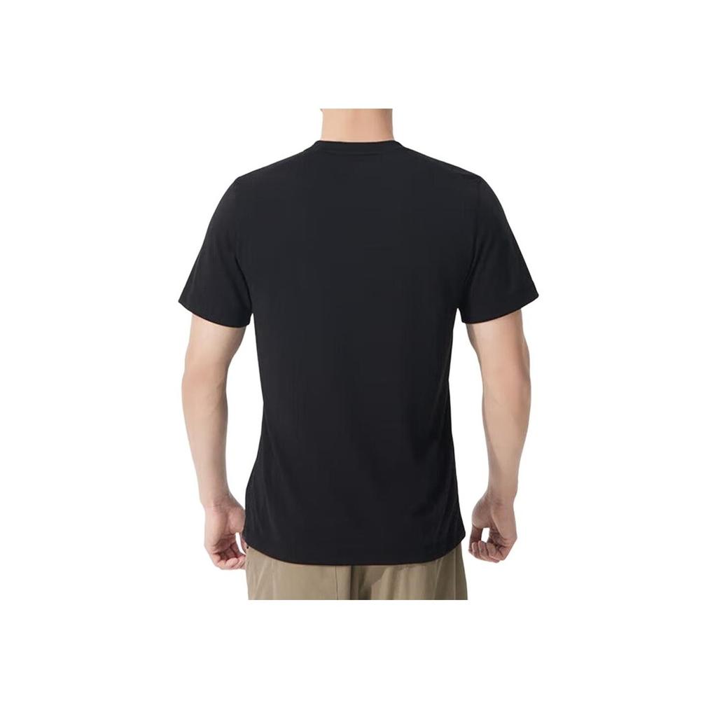 Timberland Breathable Crew Neck Pullover Short Sleeve T-Shirt Men Tops Black A6ASV-001