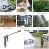 Ugello per Tubo dell'Acqua Alta Pressione Modalità di Spruzzo Regolabile Connettore Rapido Antigoccia Universale Versatile Spruzzatore Rotante Strumento Domestico per il Lavaggio Auto