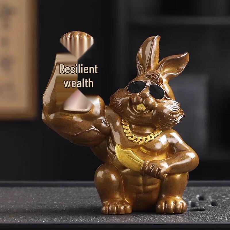 Меняющий цвет Чайный питомец Мышца Кролик